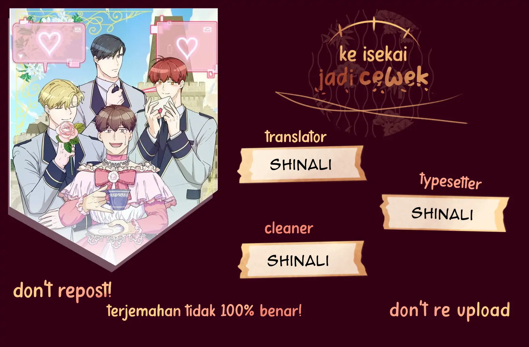 ke isekai jadi cewek-Chapter 2